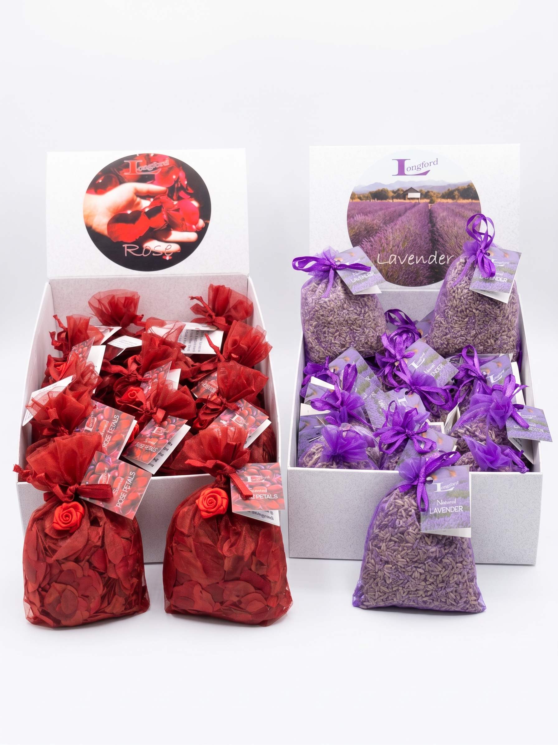 Organza Bags – Lavender/Rose Petal